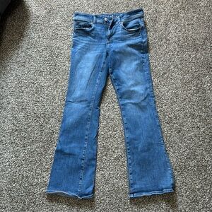American eagle kick boot, next level stretch jeans size 10